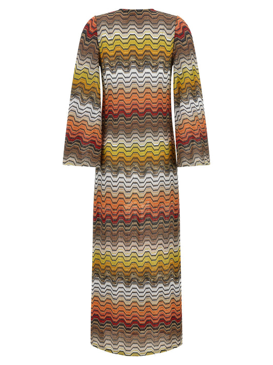 Multicolor Viscose Casual Dress