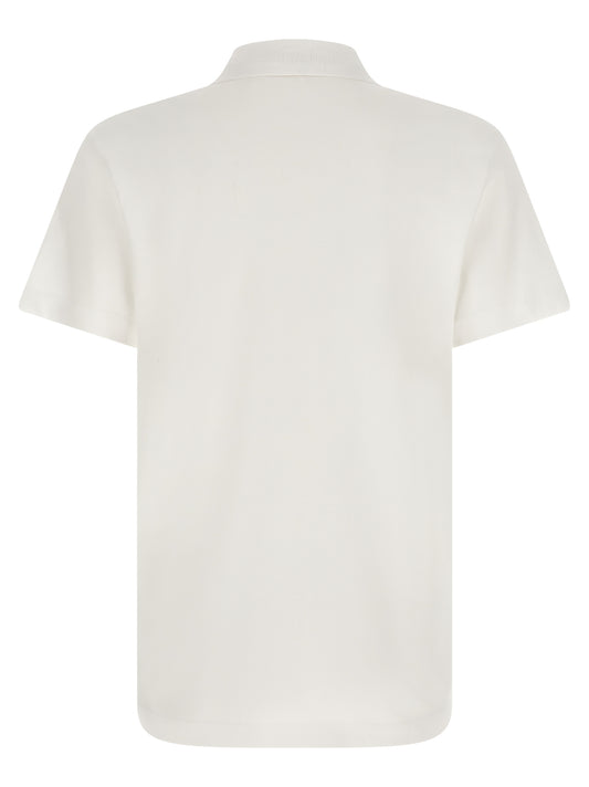 White Cotton Polo Shirt
