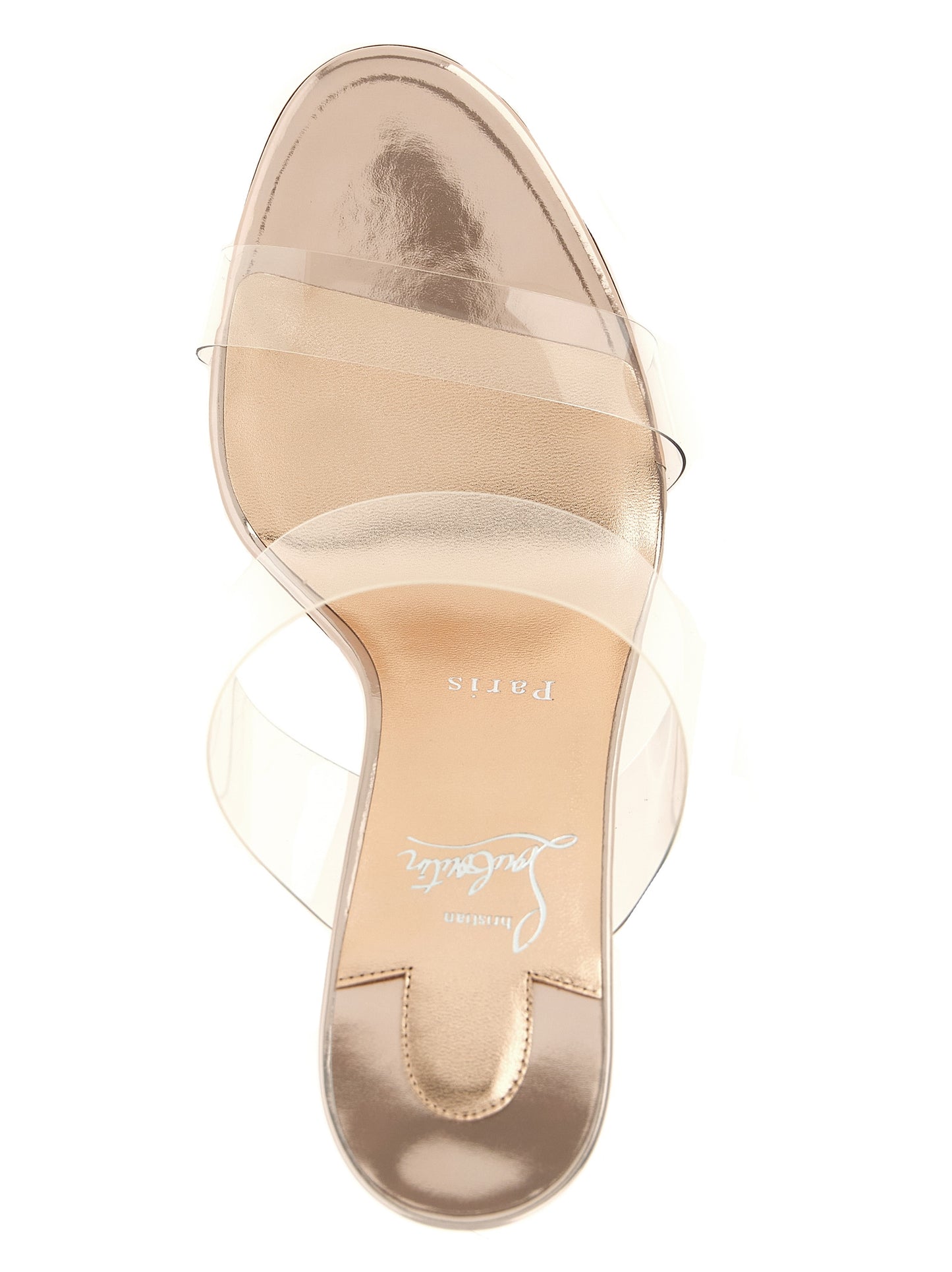 Multicolor Calfskin Stiletto Heel Sandals