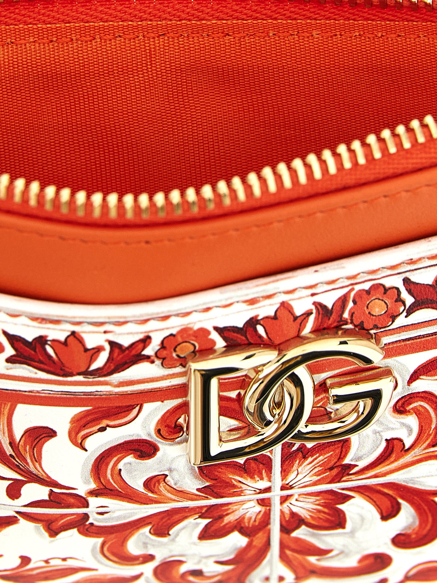 Orange Calfskin Cardholder