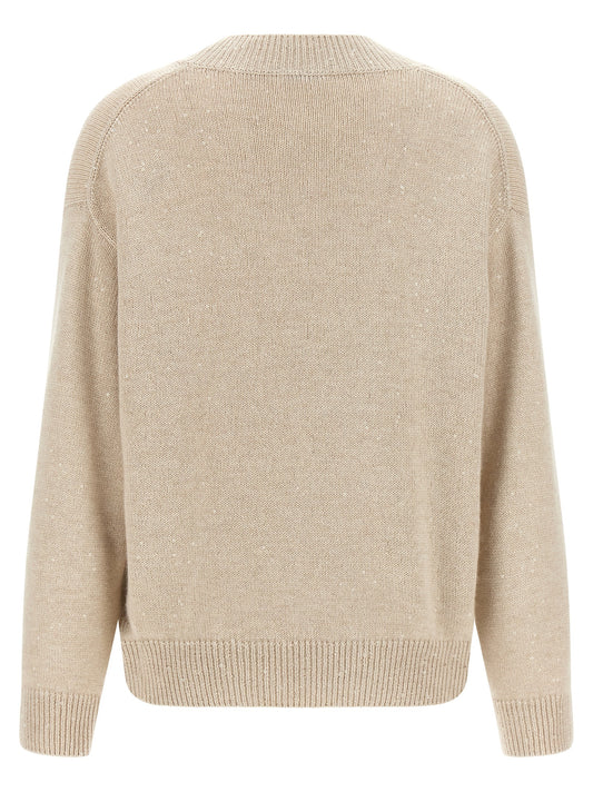 Beige Cashmere Cardigan