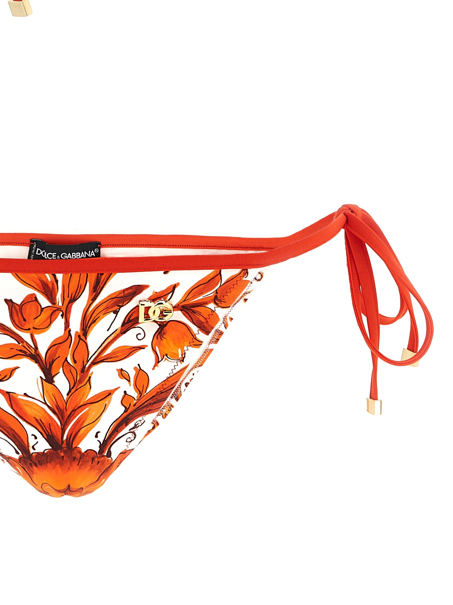 Orange Polyamide Bikini