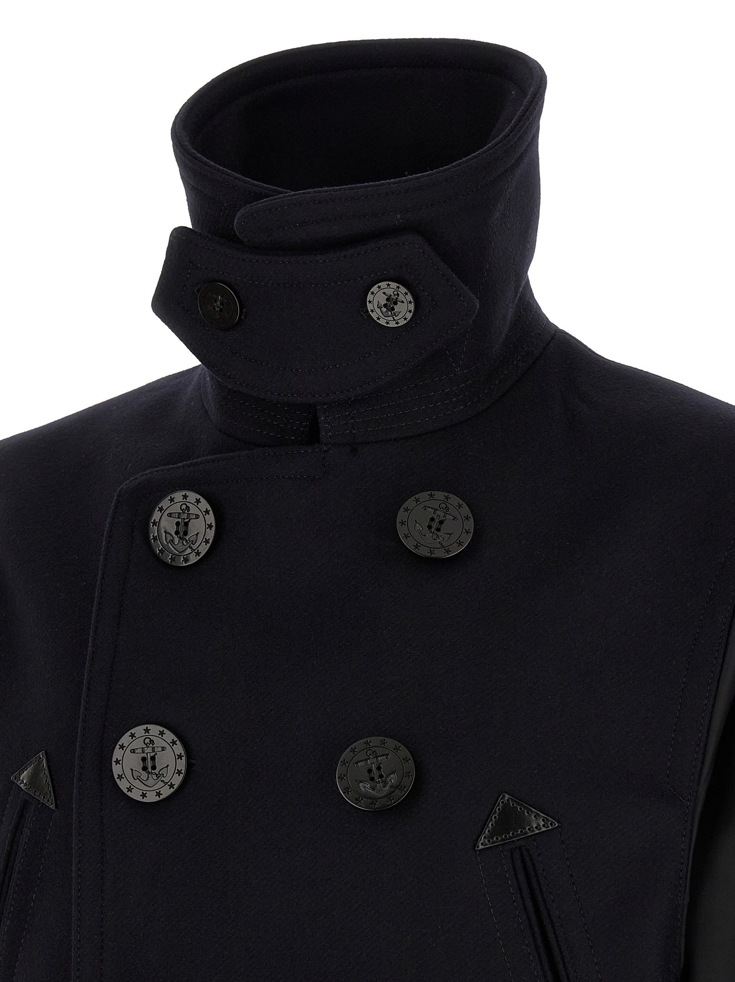 Blue Wool Coat