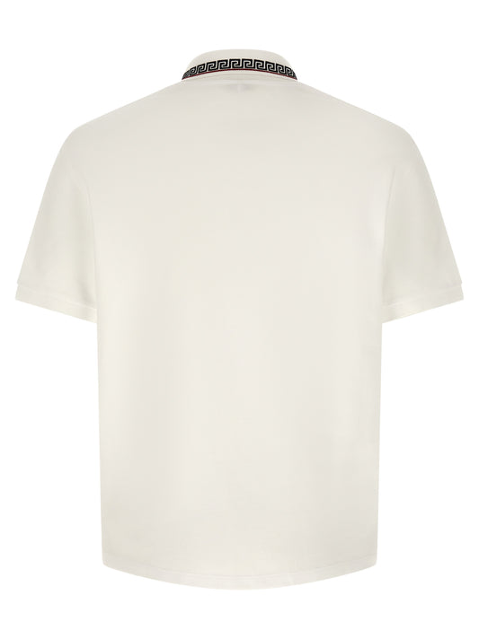 White Cotton Polo Shirt