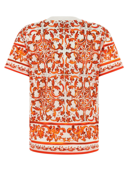 Orange Cotton T-Shirt