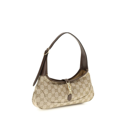 Beige Fabric Handbag