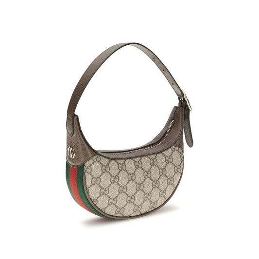 Beige Fabric Shoulder Bag