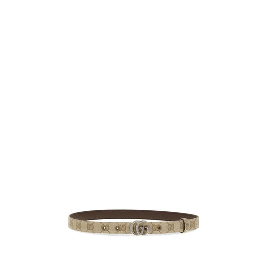 Beige Fabric Thin Belt