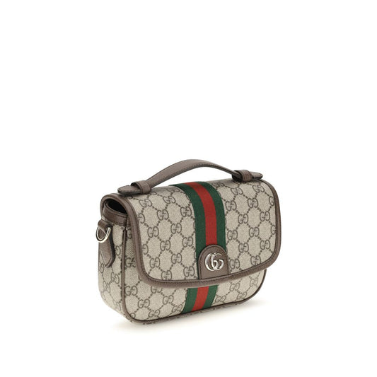 Beige Fabric Handbag