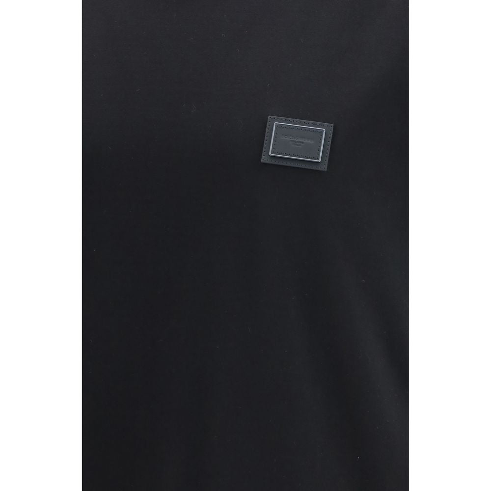 Black Cotton T-Shirt
