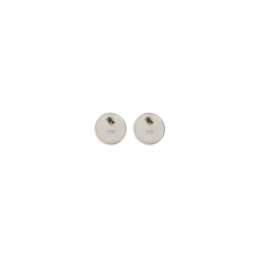 Gray Brass Earrings