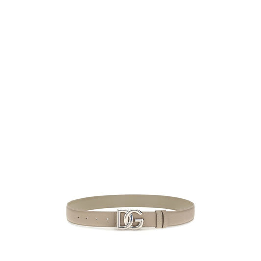 Beige Calf Leather Bos Taurus Regular Belt
