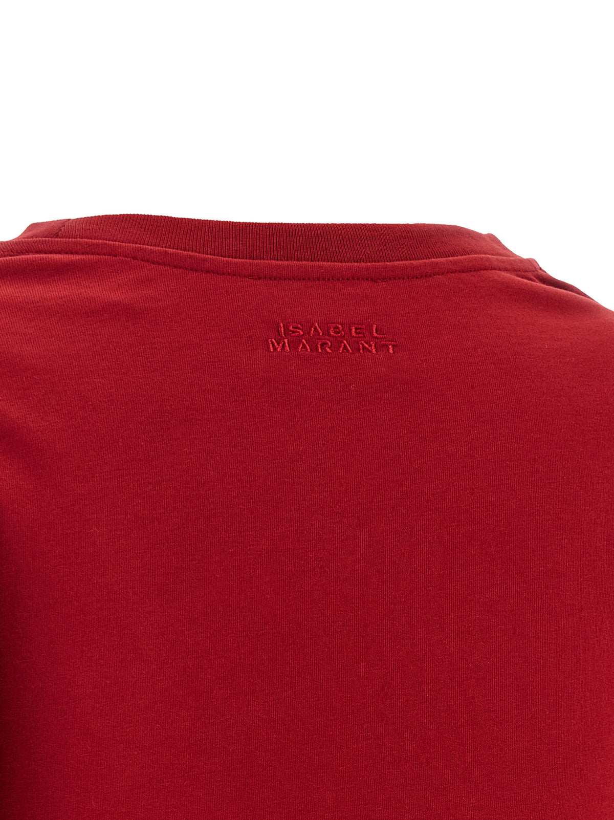 Red Cotton Short Dress