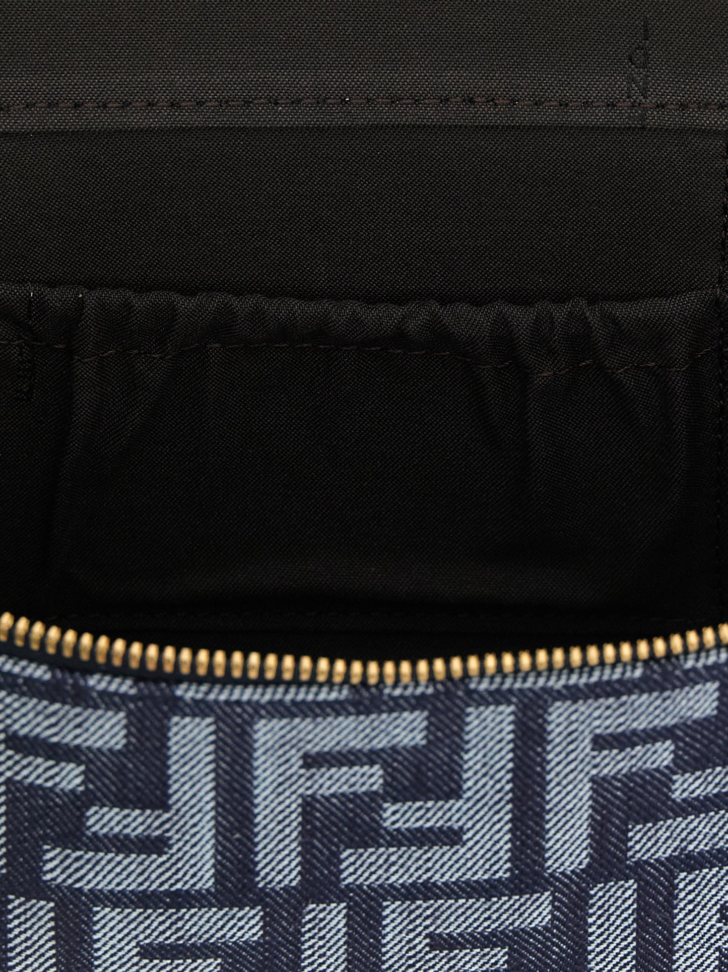 Blue Cotton Handbag
