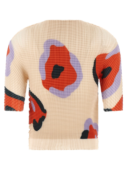 Beige Polyester Pattern Shirt