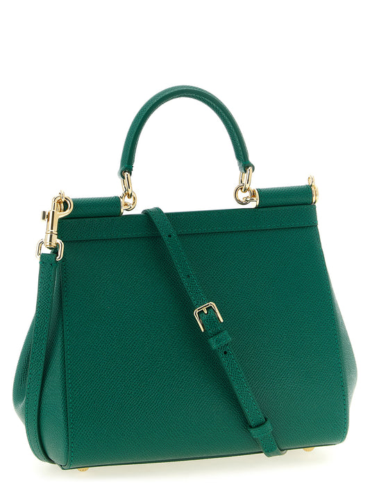 Bicolor Calfskin Handbag