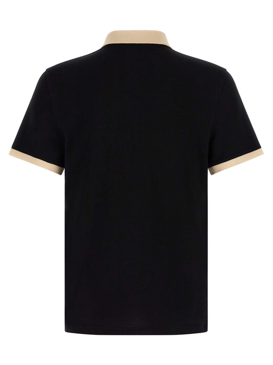 Bicolor Cotton Polo Shirt