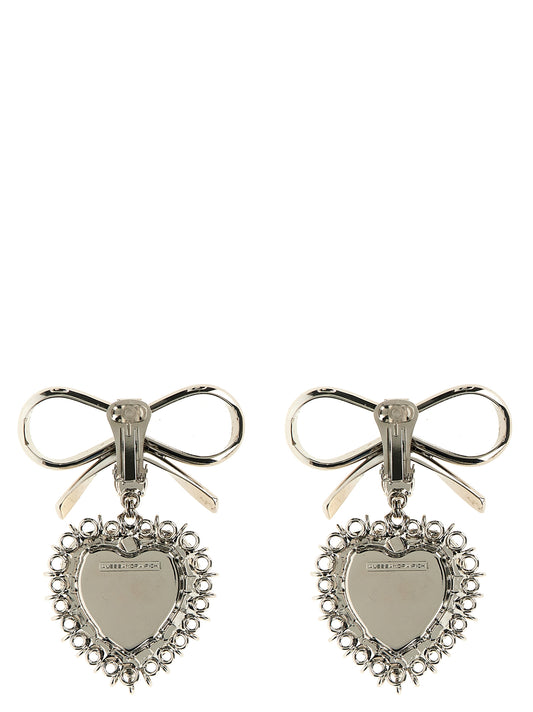Silver Glass Earrings