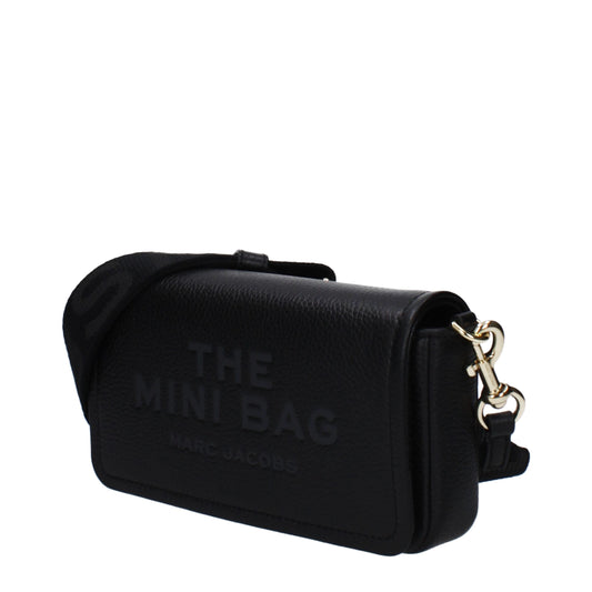 Black Leather Crossbody Bag