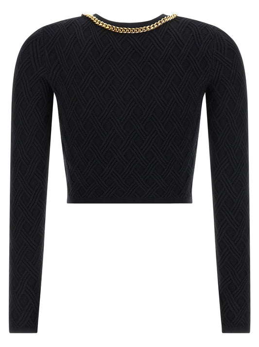 Black Viscose Cardigan