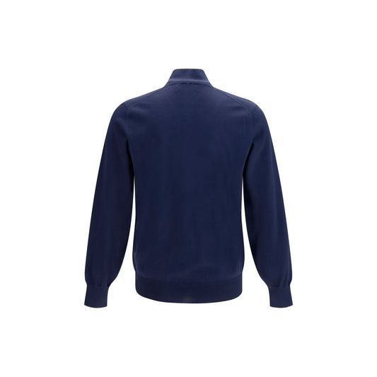 Blue Cotton Cardigan