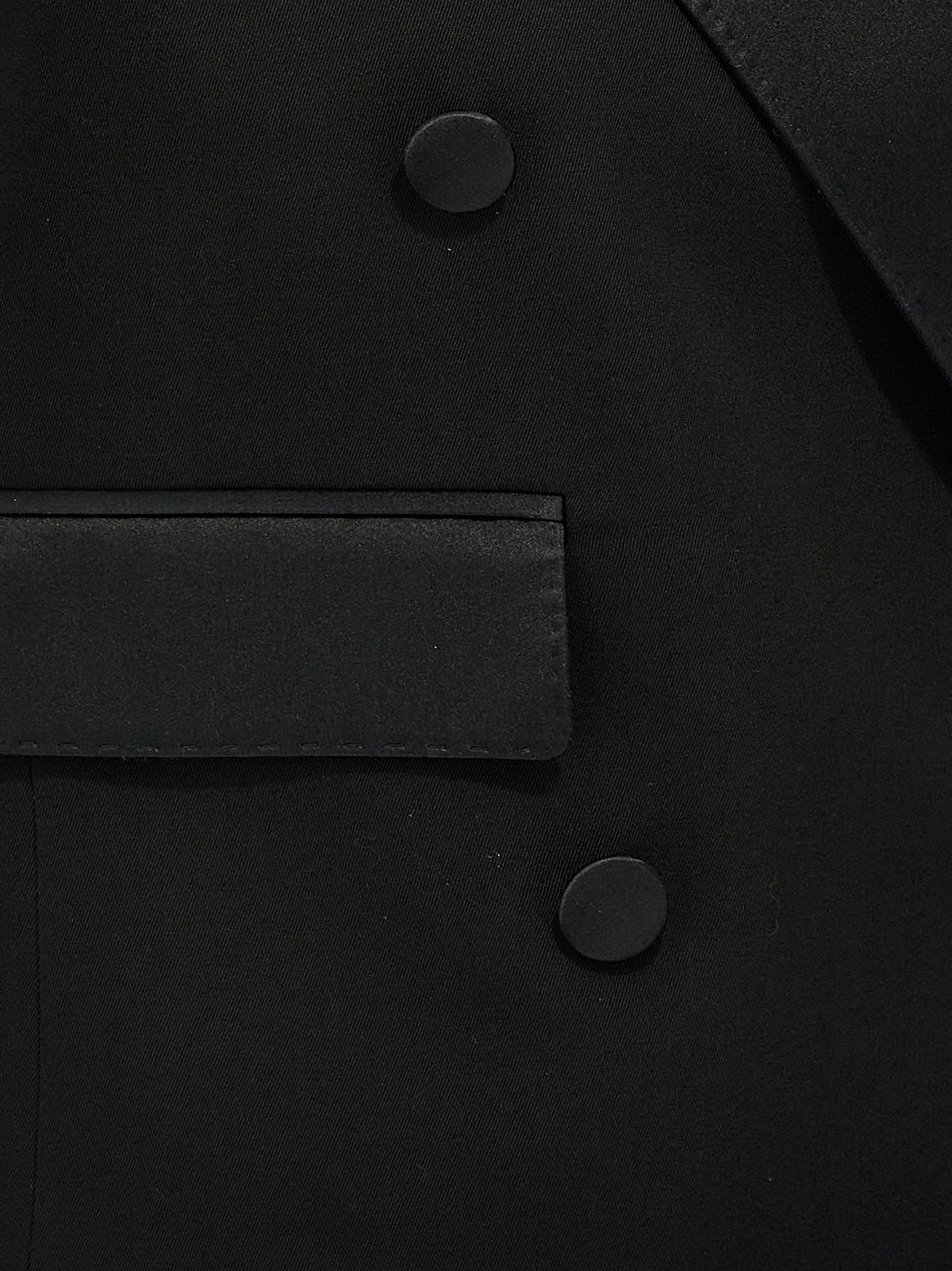 Black Silk Sleeveless Jacket