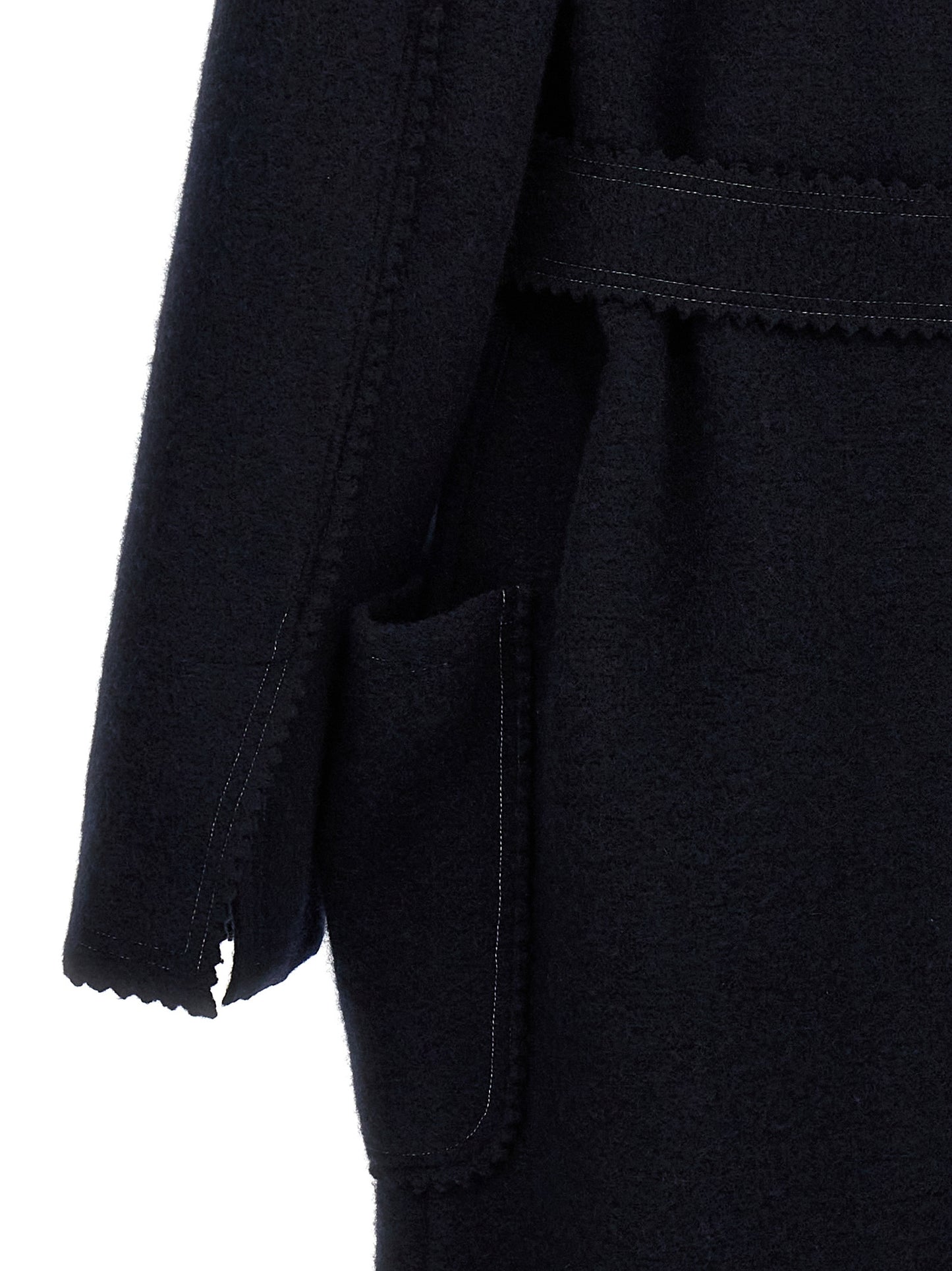 Blue Wool Coat