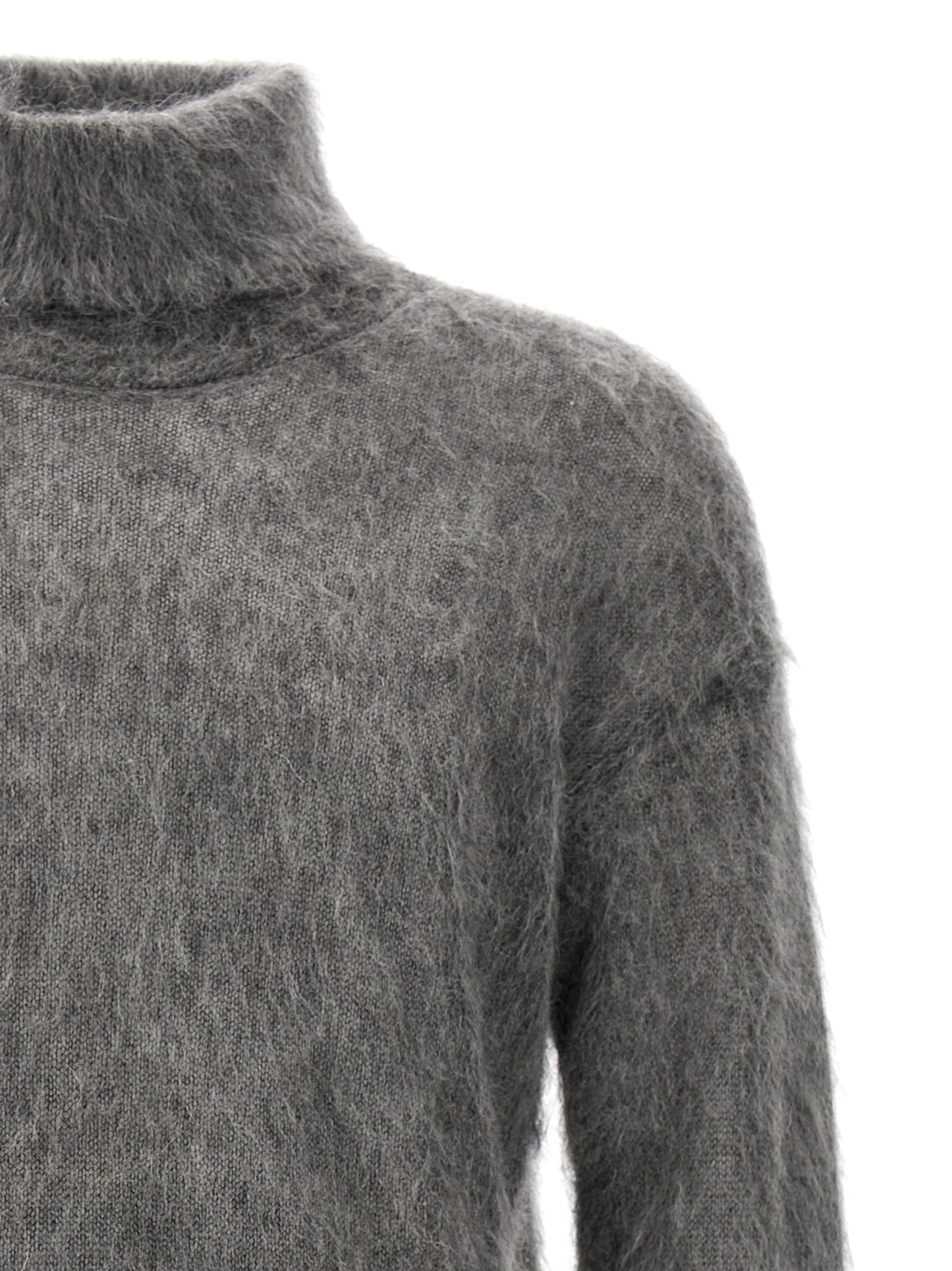Gray Wool Cardigan