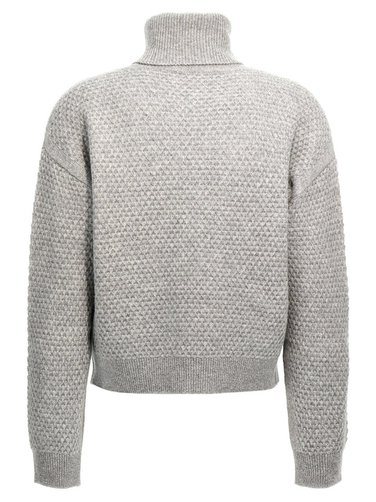 Gray Cashmere Cardigan