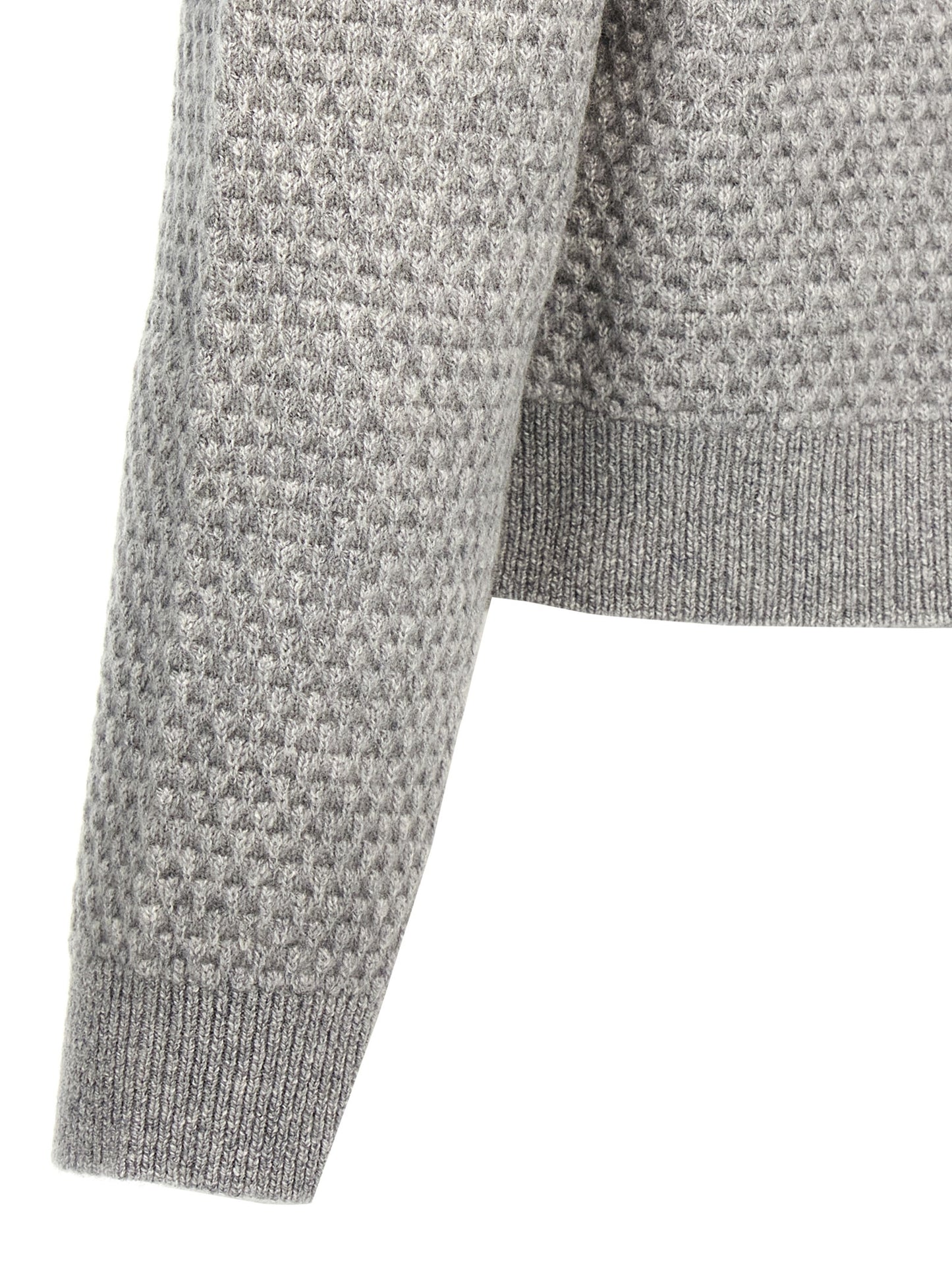 Gray Cashmere Cardigan