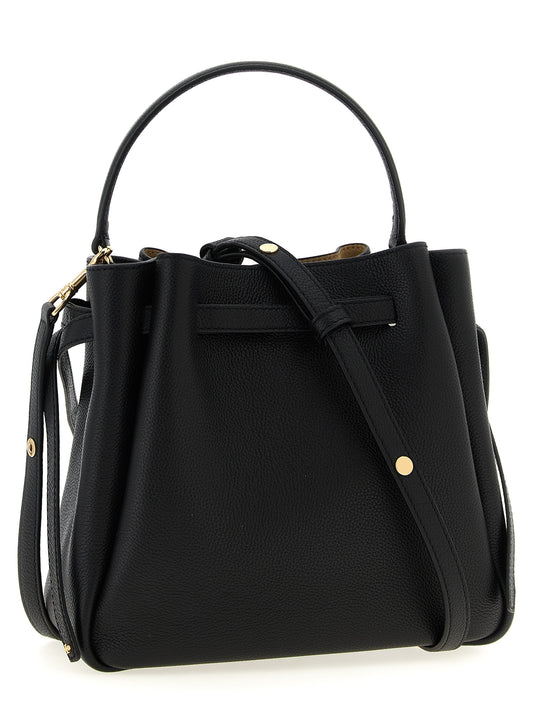 Black Cowhide Handbag