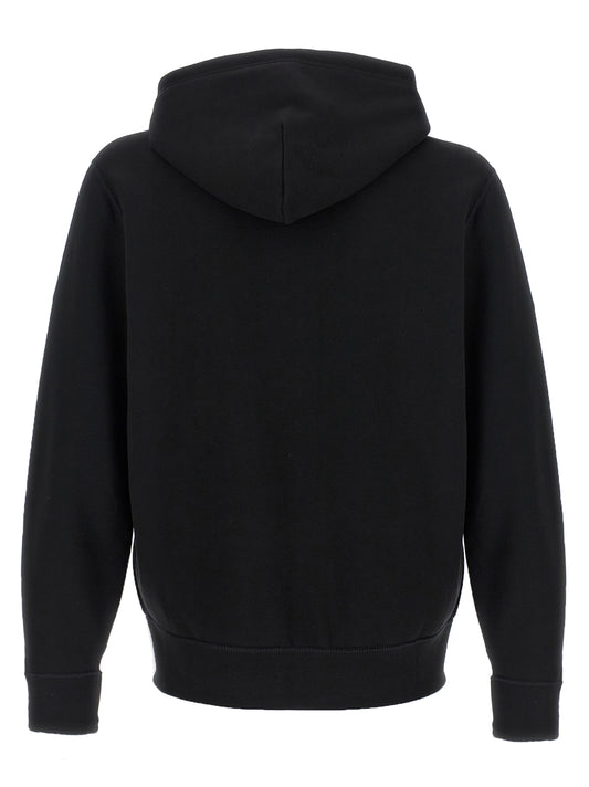 Black Cotton Sweatshirt