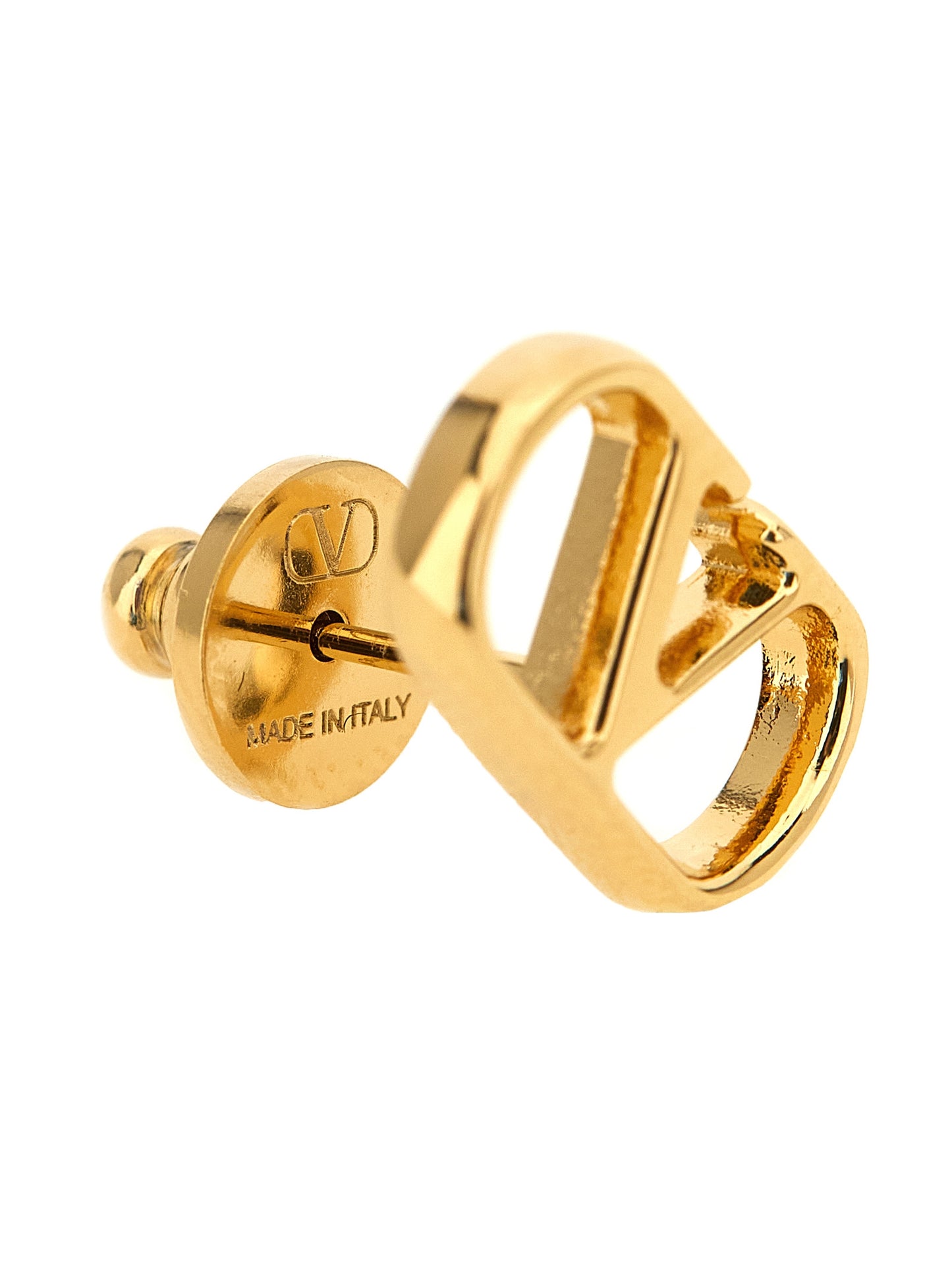 Gold Brass Earrings