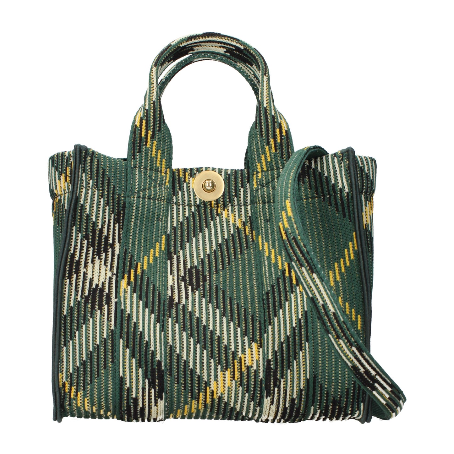Green Fabric Handbag