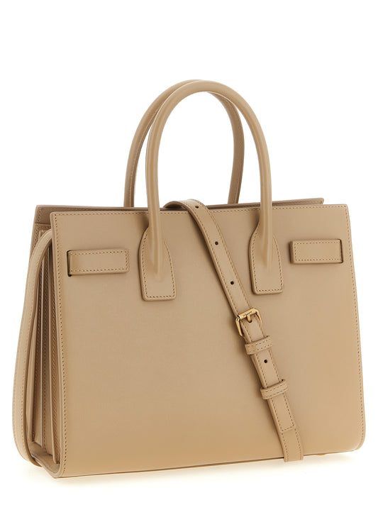 Beige Calfskin Handbag