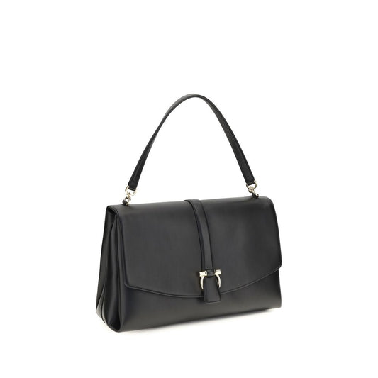 Black Calf Leather Bos Taurus Shoulder Bag