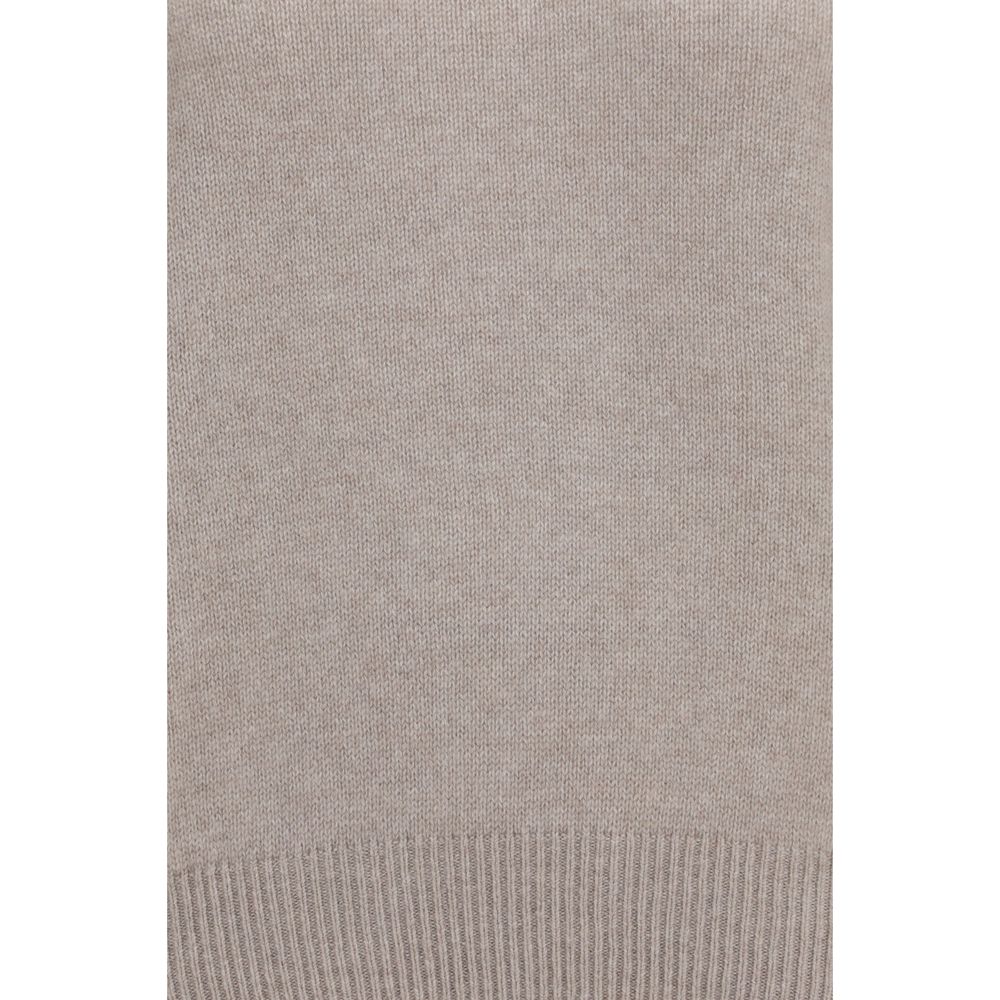 Beige Cashmere Sweater