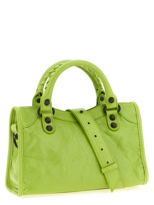Bicolor Lamb Leather Handbag