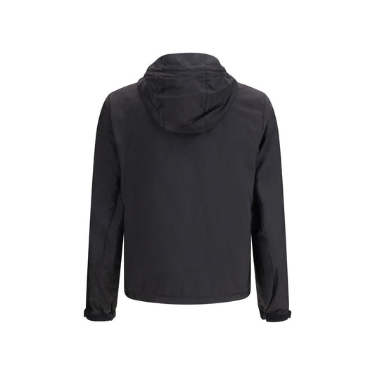 Black Recycled Polyamide Shell Jacket