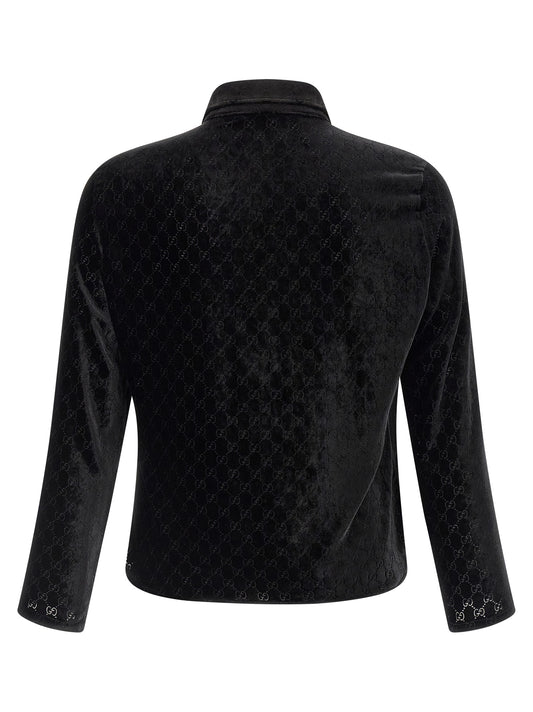 Black Viscose Blouse