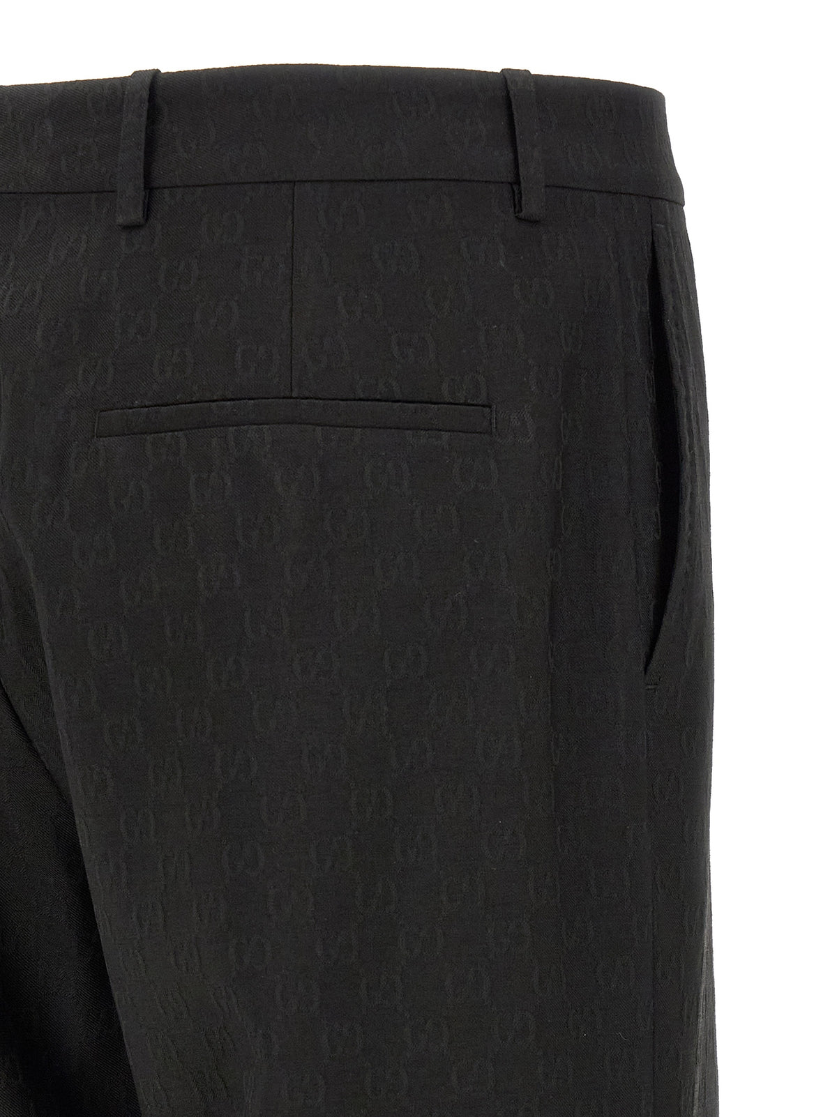 Black Polyester Dress Pants