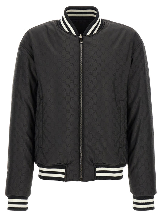 Bicolor Polyester Bomber