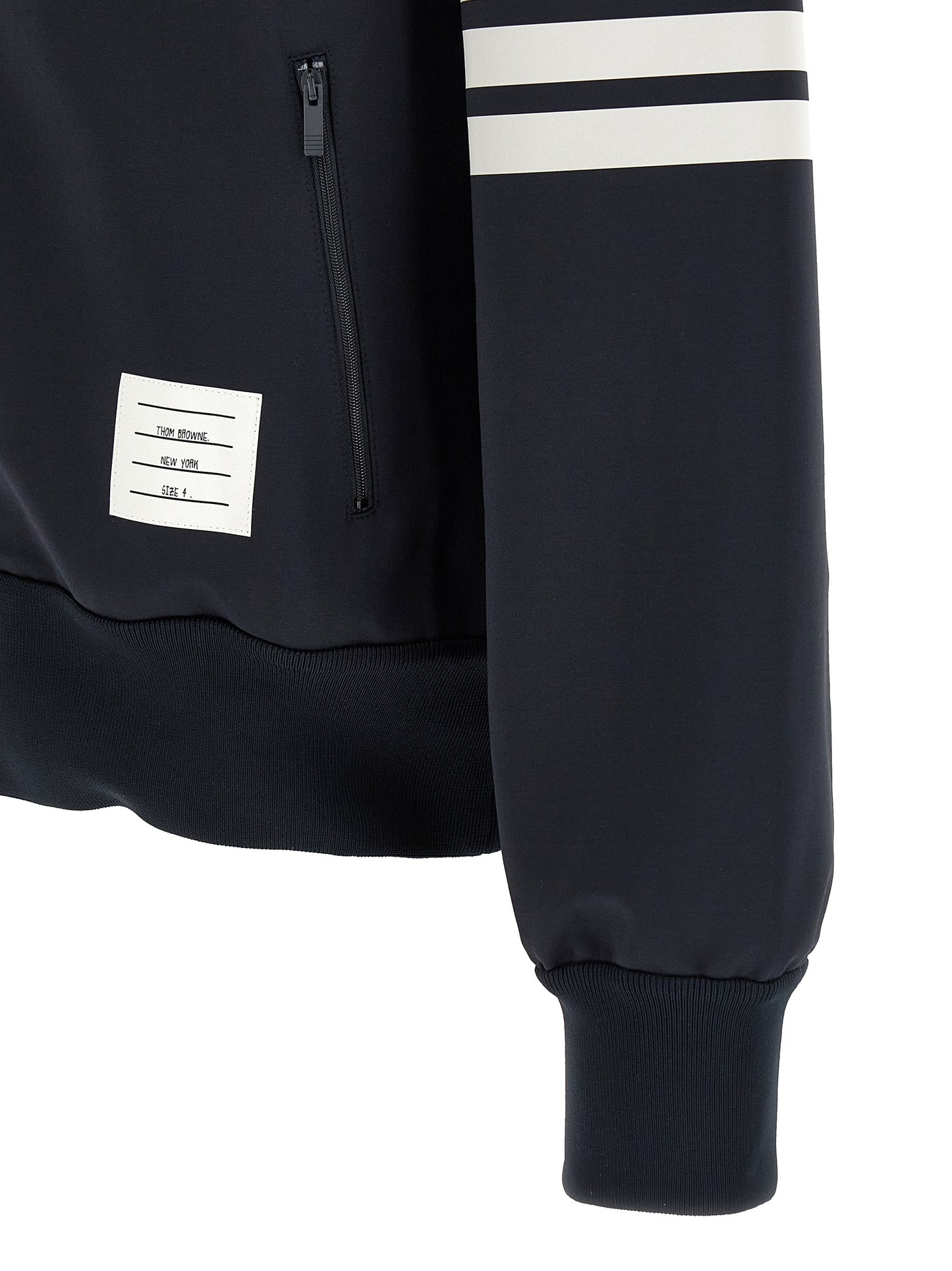 Blue Viscose Bomber