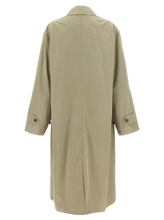 Bicolor Polyester Coat