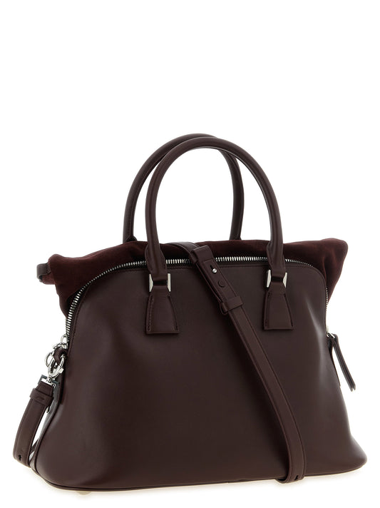 Bordeaux Calfskin Shoulder Bag