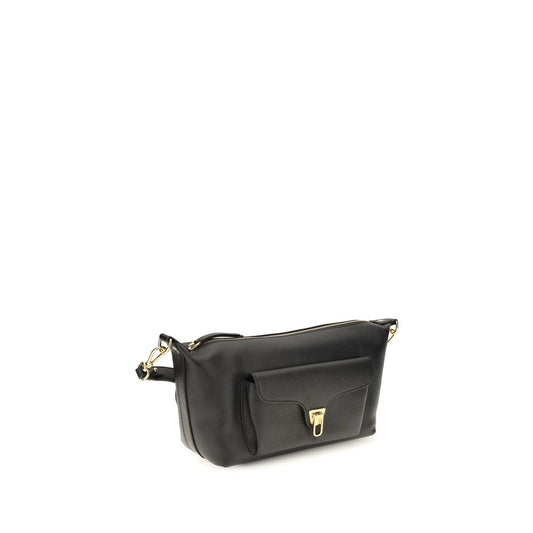 Black Calf Leather Bos Taurus Shoulder Bag