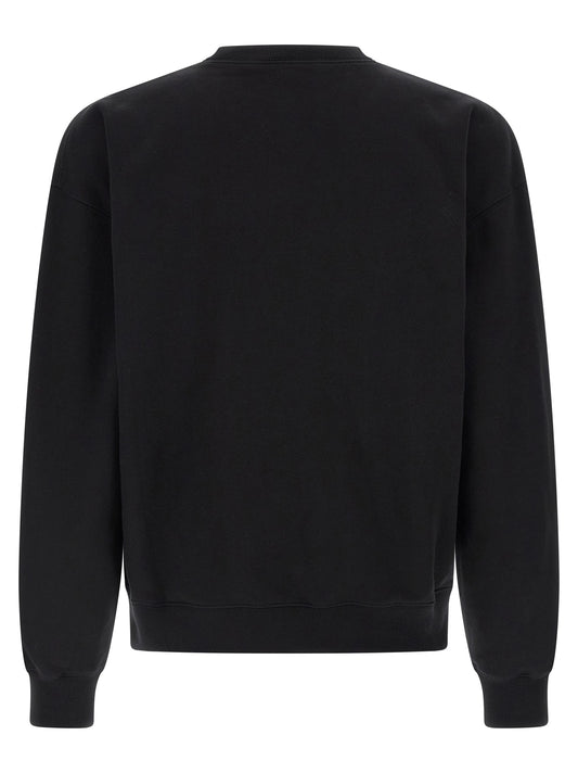 Black Cotton Sweatshirt