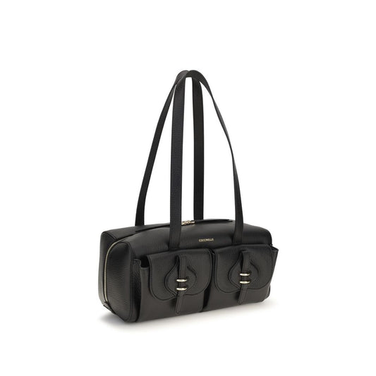 Black Calf Leather Bos Taurus Shoulder Bag