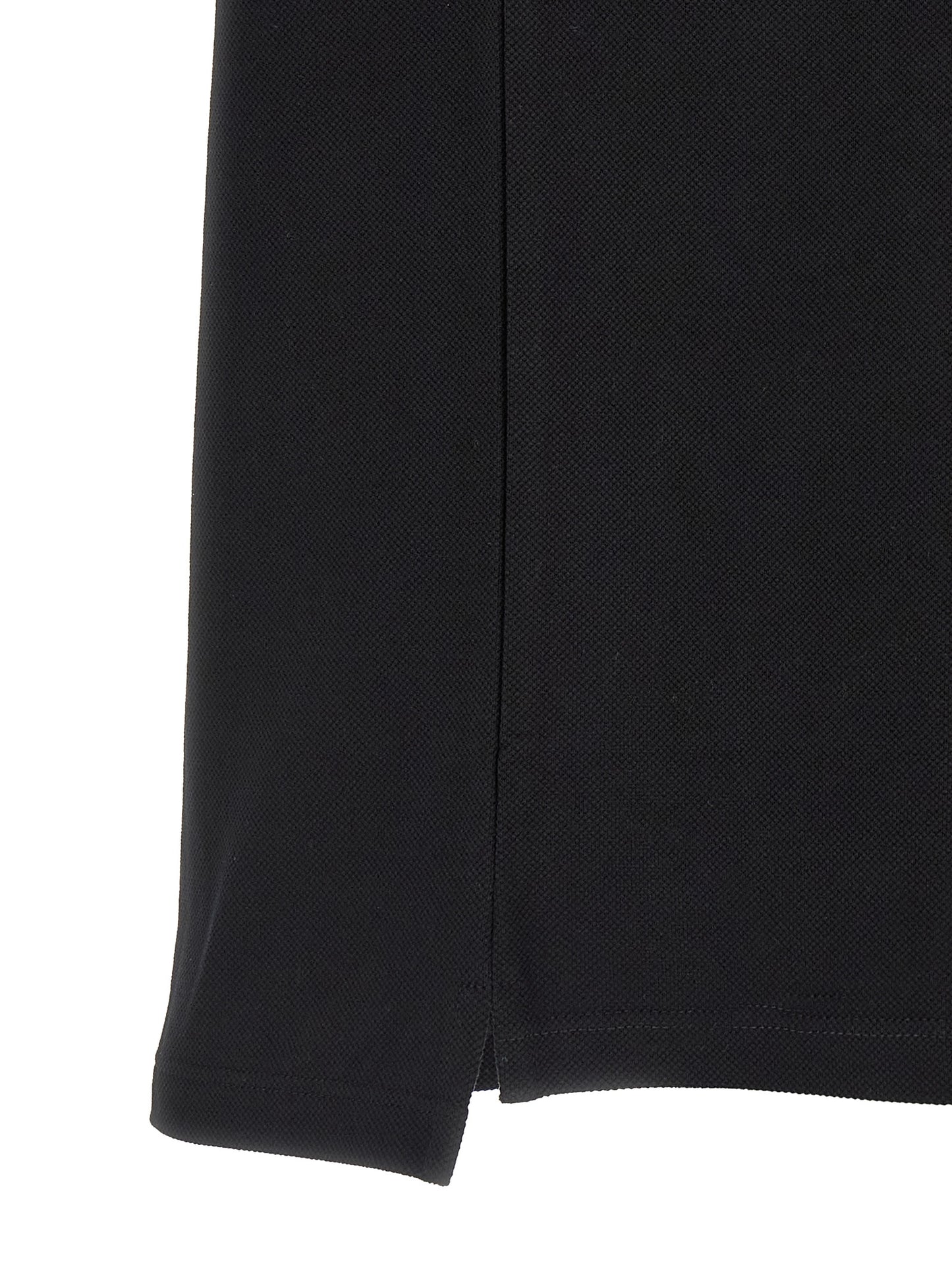 Black Cotton Polo Shirt