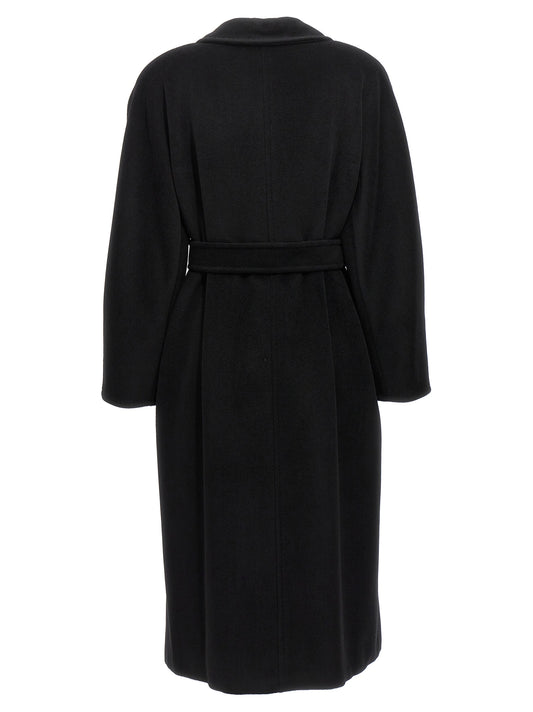 Black Virgin Wool Coat